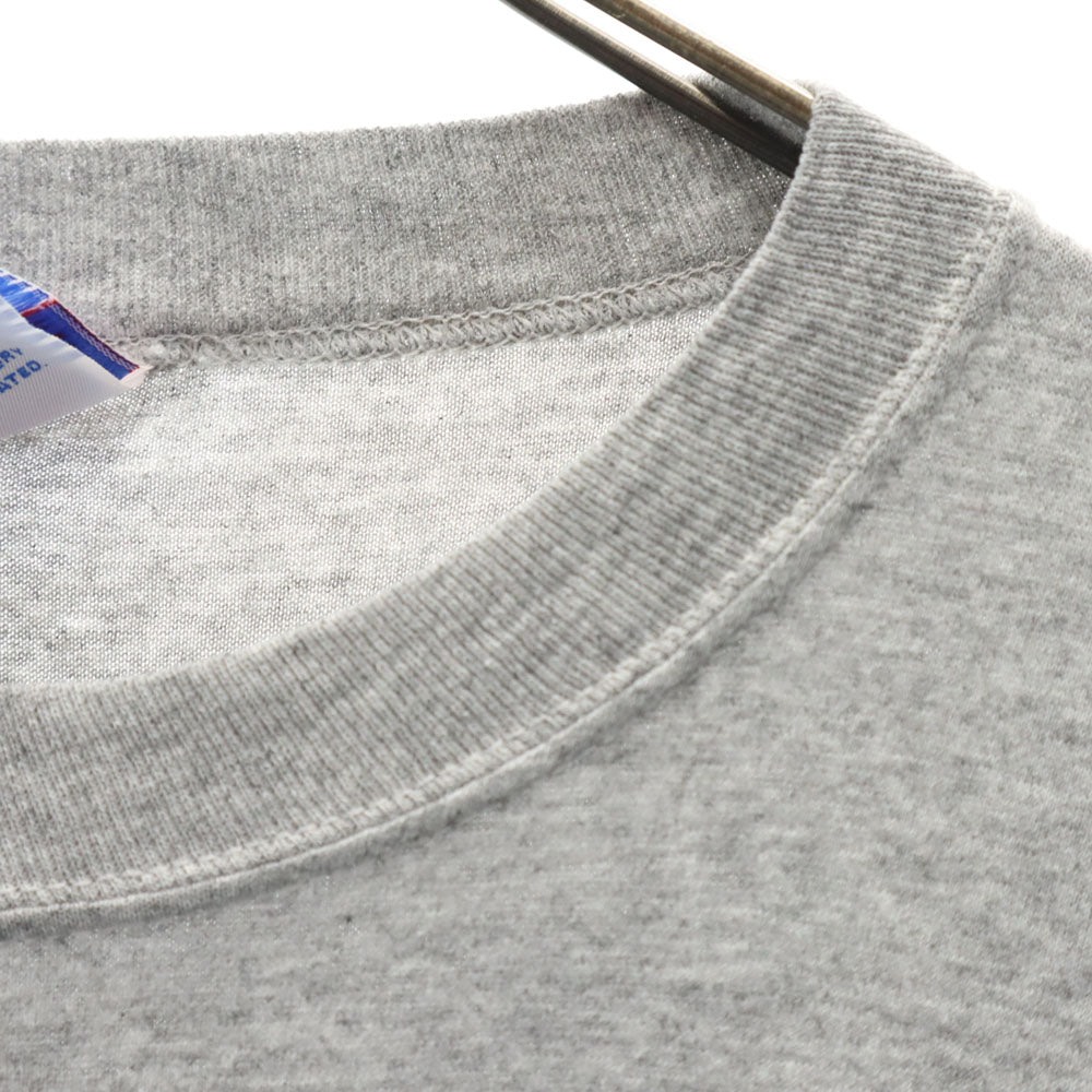 PREMIER SPORTSWEAR 90s USA製 プリント 半袖 切り替え Tシャツ XXL グレー系 PREMIER SPORTSWEAR ビッグサイズ シングルステッチ オールド メンズ