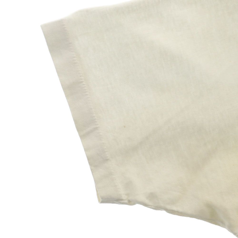 フルーツオブザルーム 90s USA製 プリント 半袖 Tシャツ XL ベージュ系 FRUIT OF THE LOOM シングルステッチ オールド メンズ