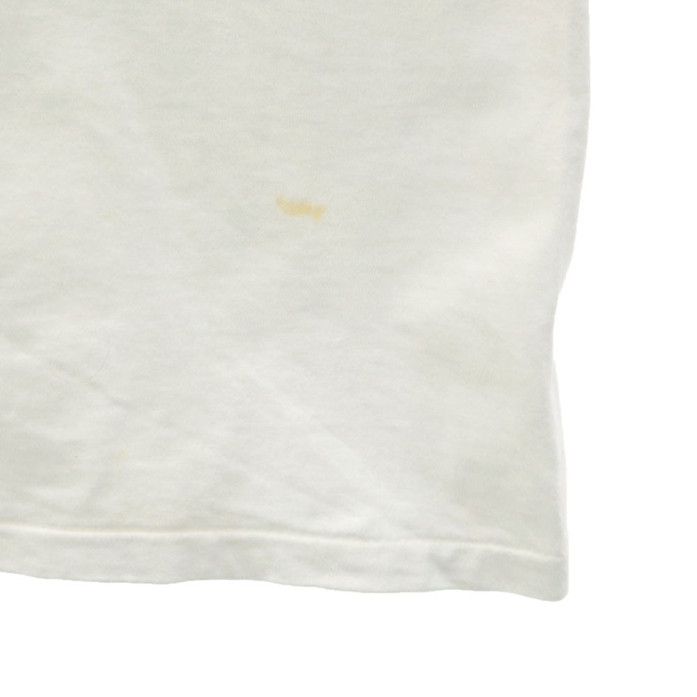 オニータ 90s USA製 プリント 半袖 Tシャツ L ホワイト系 ONEITA シングルステッチ オールド メンズ