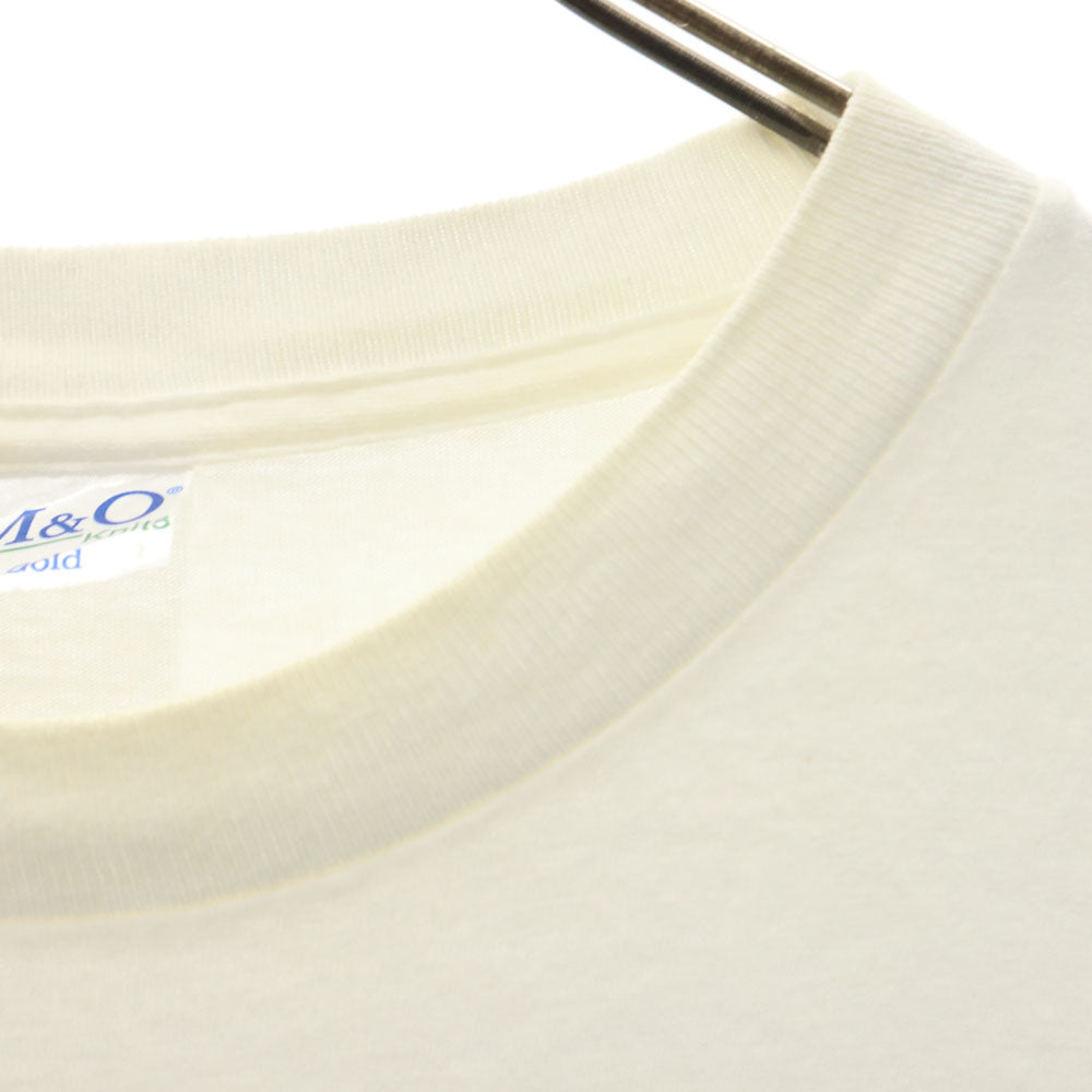 M&O 90s 00s コロナビール バックプリント 半袖 Tシャツ ホワイト M&O Corona Extra オールド メンズ