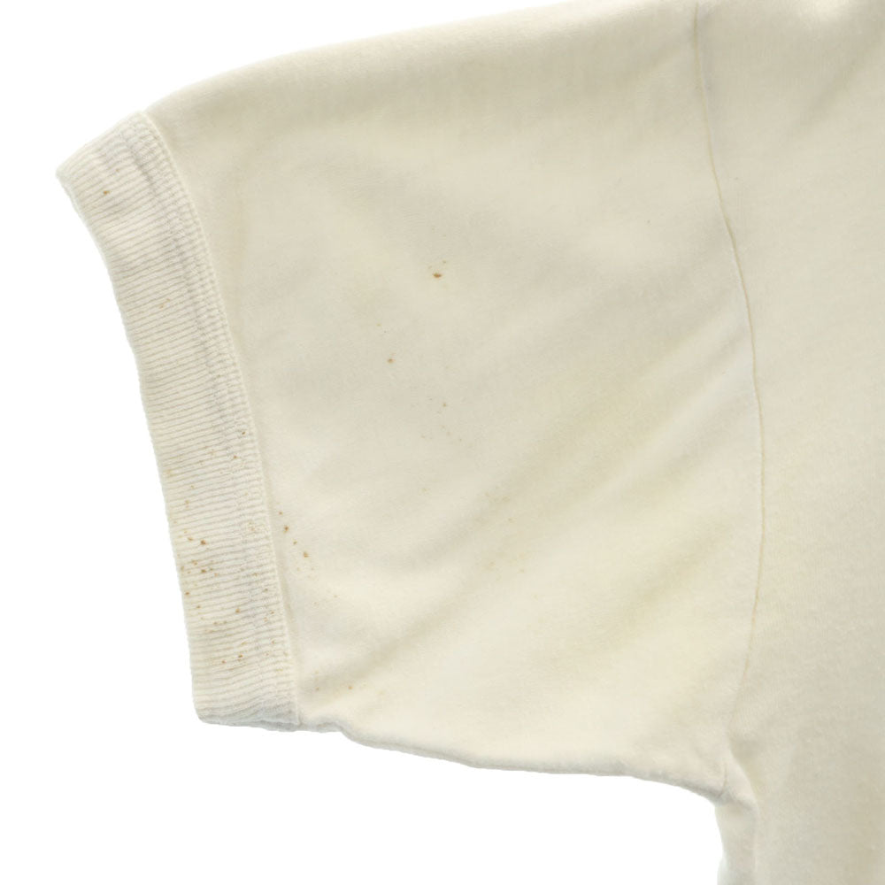 GOLDEN WHEEL オールド アニマル パンダ 半袖 トリム Tシャツ 36 アイボリー系 GOLDEN WHEEL メンズ