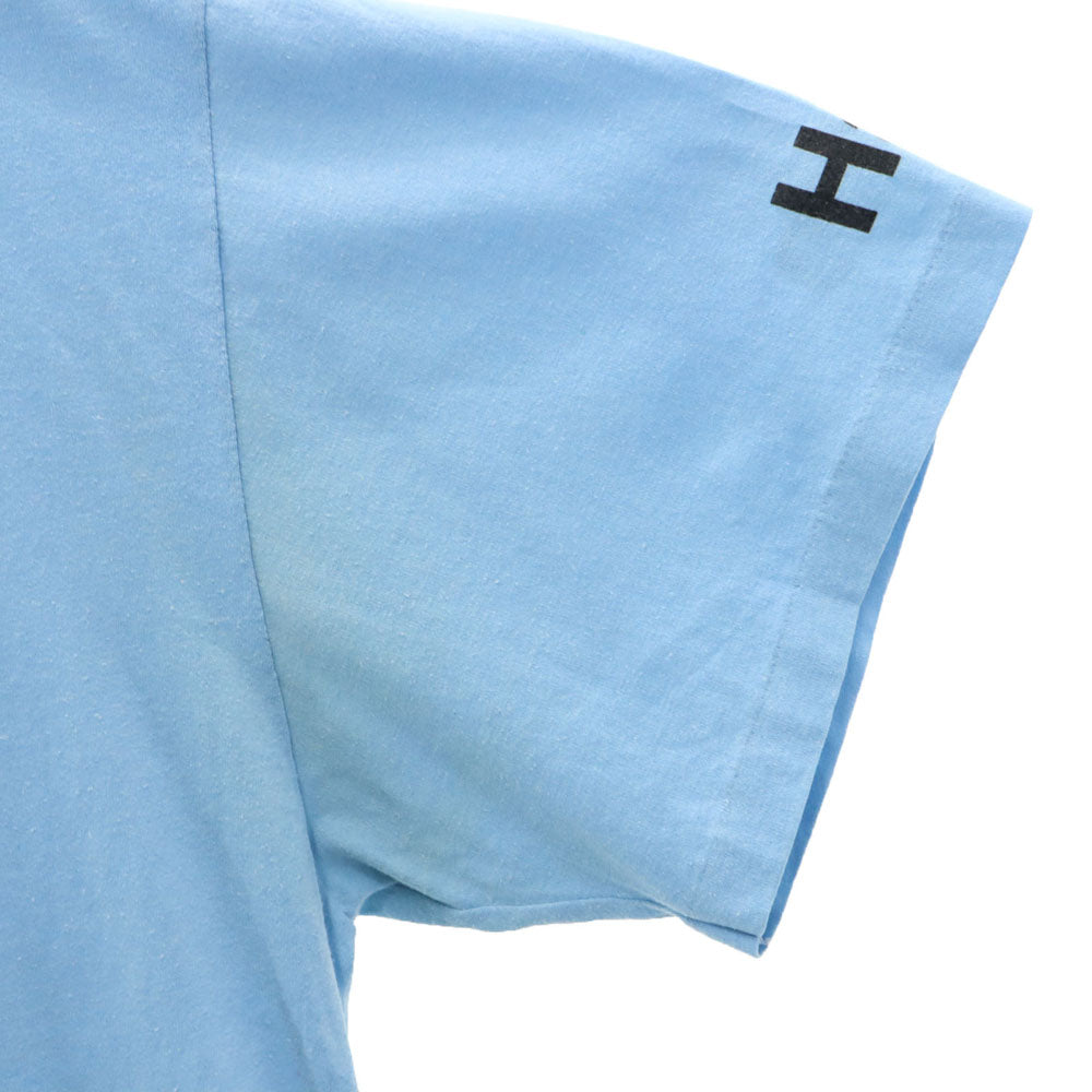HeF-T ヘフト 90s USA製 半袖 シングルステッチ オールド Tシャツ XXL 水色 ビッグサイズ メンズ