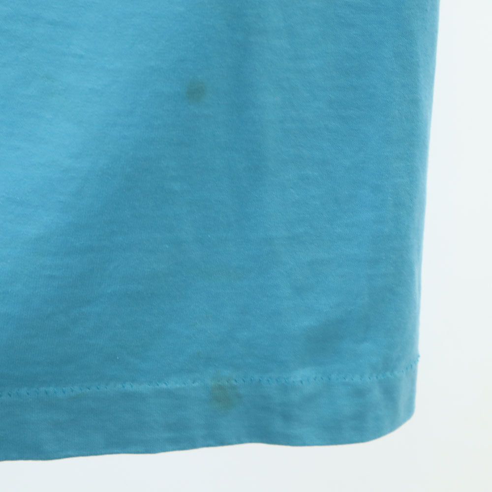 FRUIT OF THE LOOM フルーツオブザルーム 90s USA製 半袖 シングルステッチ オールド Tシャツ 14-16 水色 BEST キッズ