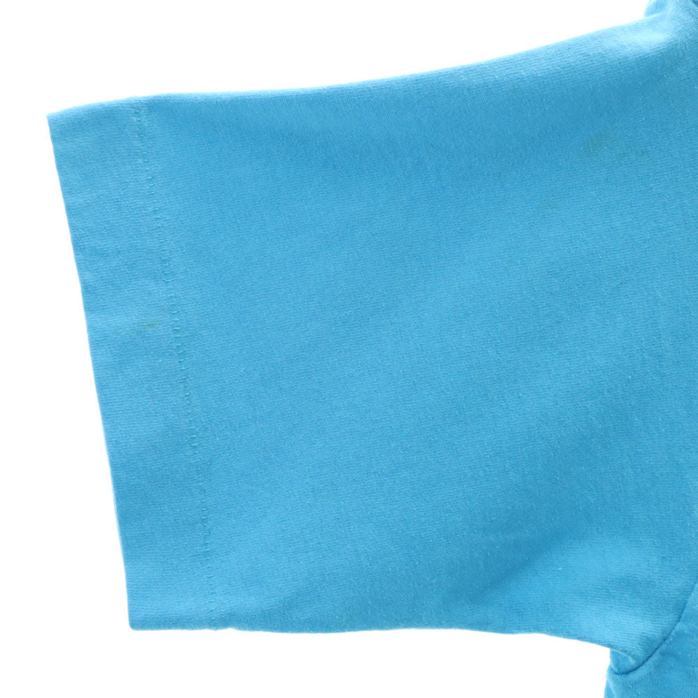 FRUIT OF THE LOOM フルーツオブザルーム 90s USA製 半袖 シングルステッチ オールド Tシャツ 14-16 水色 BEST キッズ