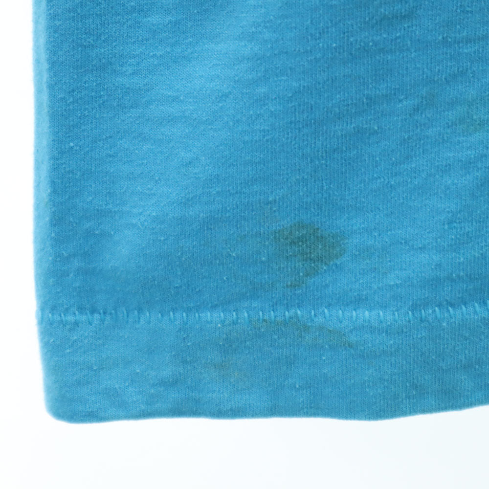 FRUIT OF THE LOOM フルーツオブザルーム 90s USA製 半袖 シングルステッチ オールド Tシャツ 14-16 水色 BEST キッズ