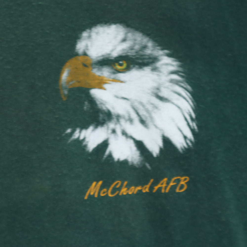 SOFFE ソフィー 80s 90s イーグルプリント 半袖 シングルステッチ オールド Tシャツ L グリーン メンズ