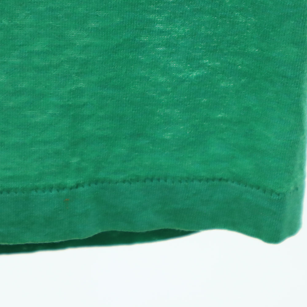 Hanes ヘインズ 80s 90s USA製 オールド 半袖 シングルステッチ Tシャツ L グリーン メンズ