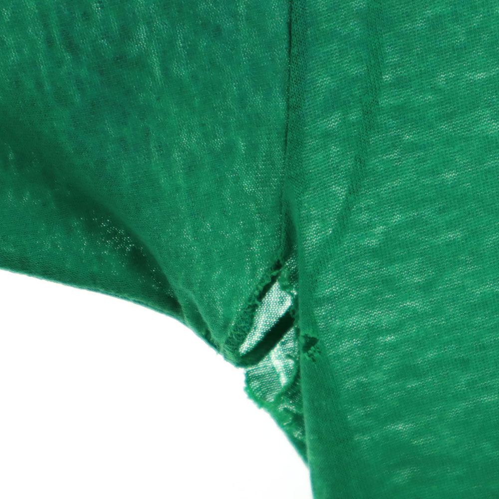 Hanes ヘインズ 80s 90s USA製 オールド 半袖 シングルステッチ Tシャツ L グリーン メンズ