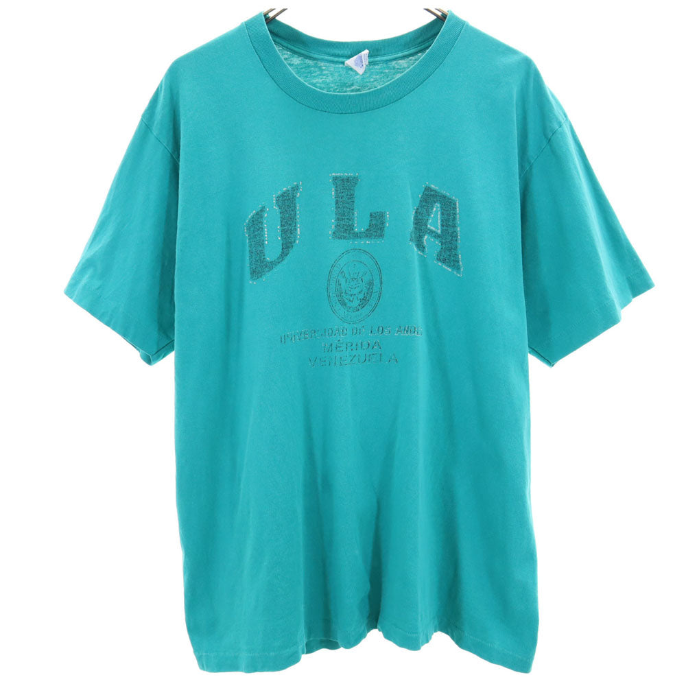 Ovejita 90s 半袖 シングルステッチ オールド Tシャツ L ブルー系 メンズ