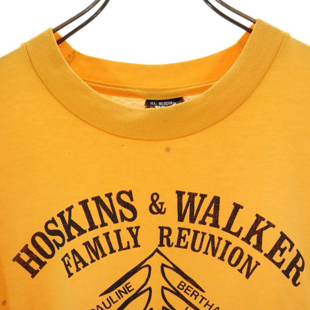 FRUIT OF THE LOOM フルーツオブザルーム 90s USA製 オールド 半袖 シングルステッチ Tシャツ XL イエロー系 BEST メンズ