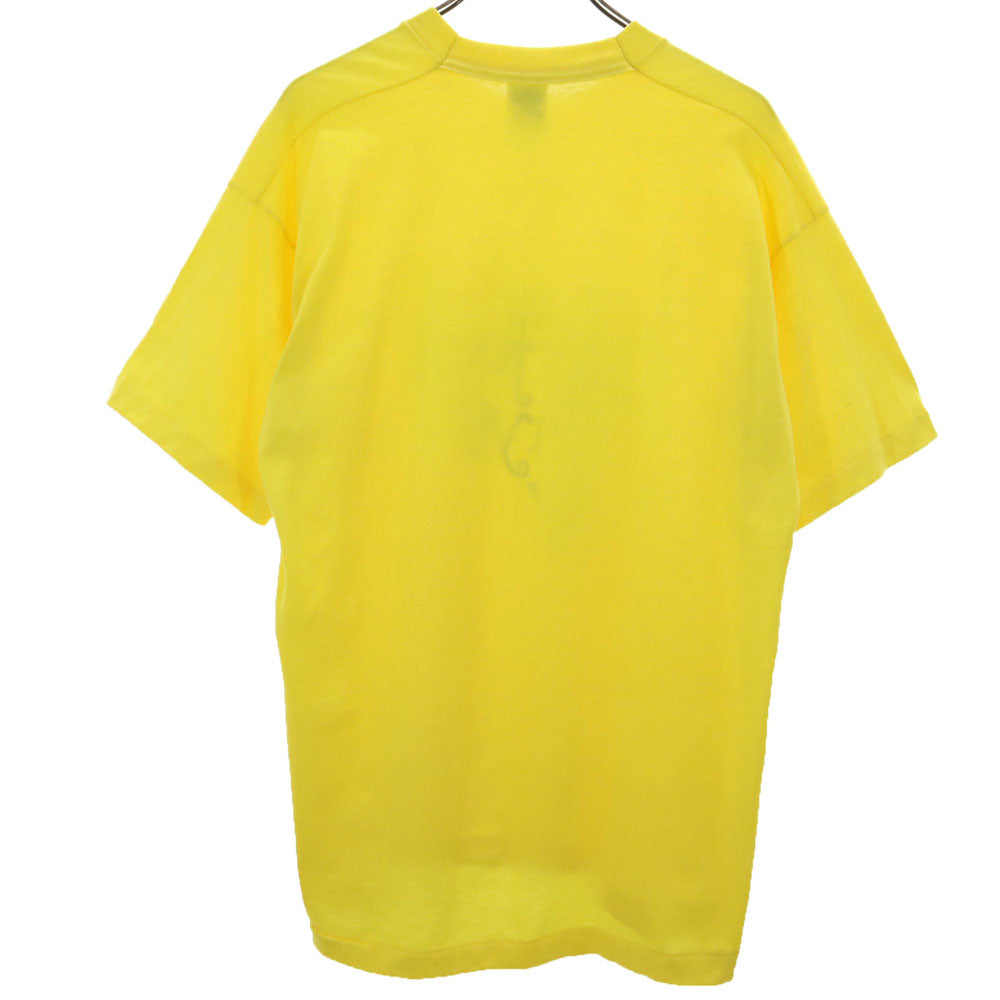 FRUIT OF THE LOOM フルーツオブザルーム 90s USA製 オールド 半袖 シングルステッチ Tシャツ XL イエロー系 BEST メンズ