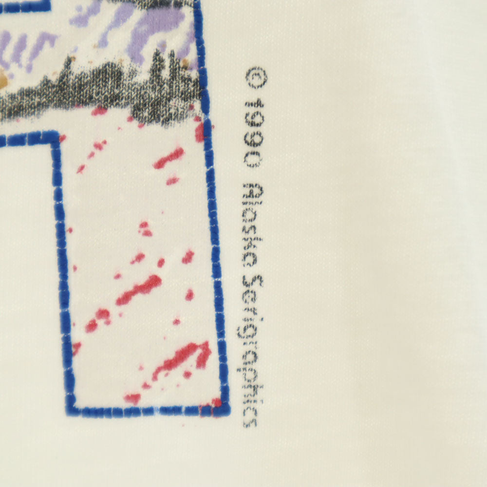 JERZEES ジャージーズ 90s USA製 オールド 半袖 シングルステッチ Tシャツ L 白 メンズ