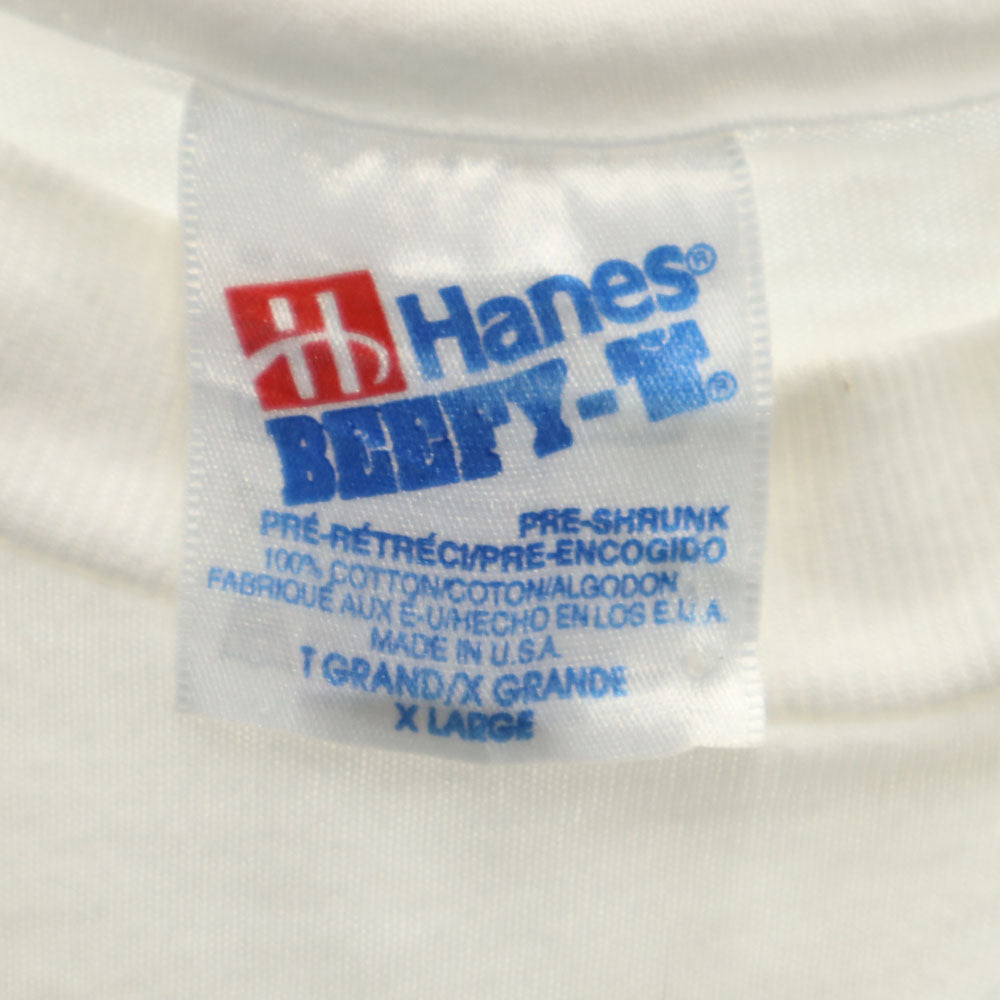ヘインズ 90s USA製 オールド Texas 半袖 シングルステッチ Tシャツ XL ホワイト Hanes BEEFY-T テキサス シングルステッチ メンズ