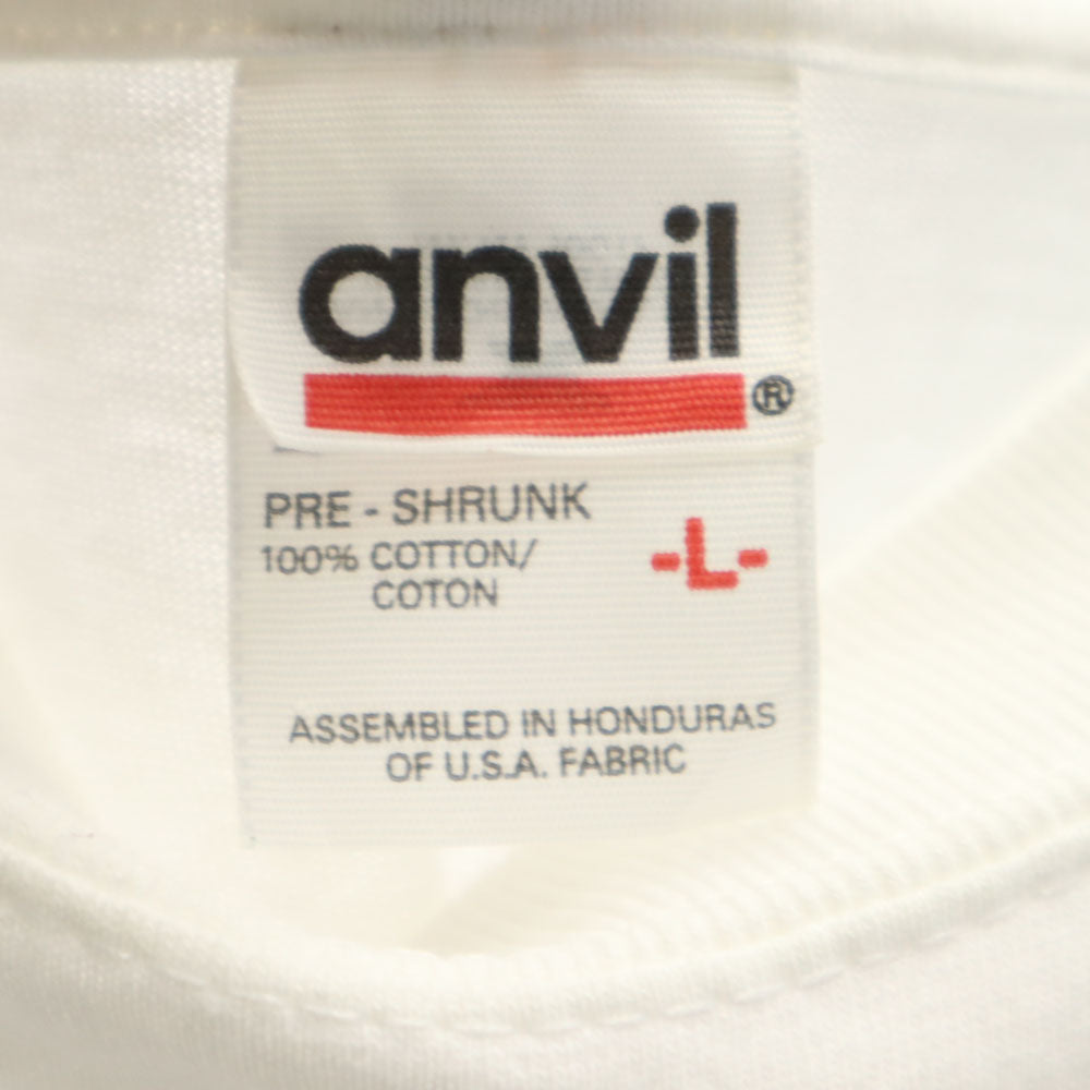 アンヴィル 90s 00s バックプリント カジノ 半袖 オールド Tシャツ L ホワイト anvil CASINO メンズ