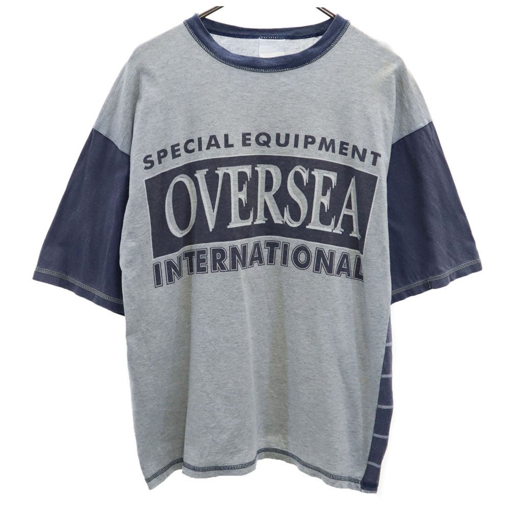 OLD オールド 90s 00s OVERSEA 半袖 Tシャツ グレー メンズ