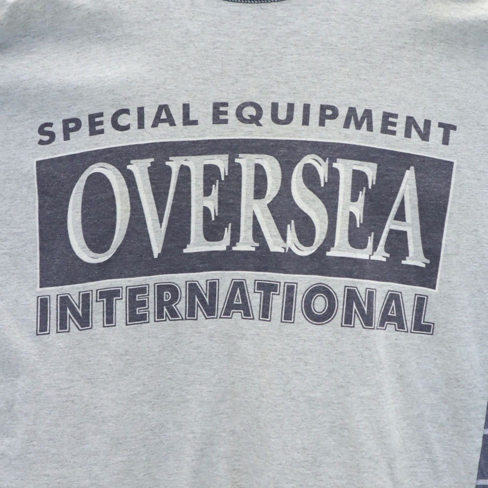 OLD オールド 90s 00s OVERSEA 半袖 Tシャツ グレー メンズ