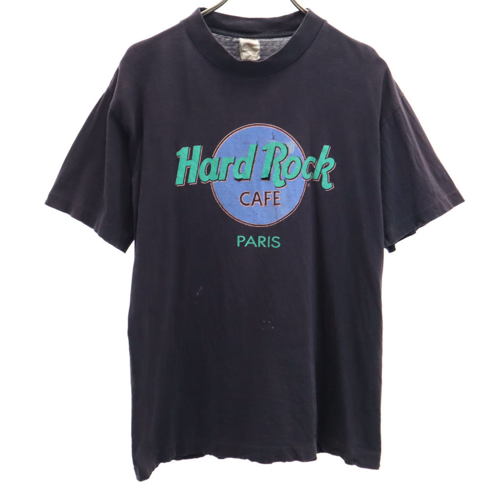 ハードロックカフェ 90s 半袖 シングルステッチ Tシャツ チャコールブラック HARD ROCK CAFE メンズ
