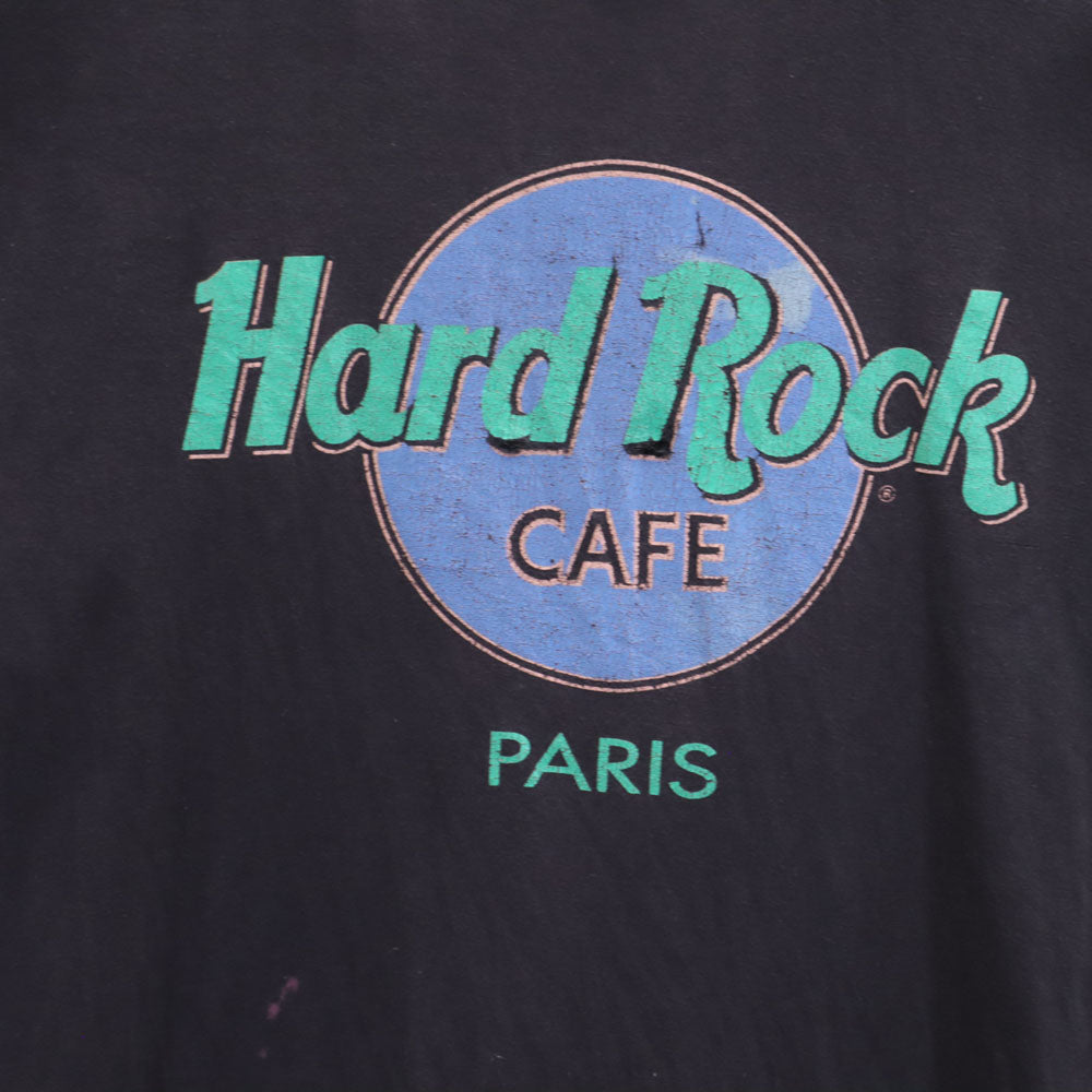 ハードロックカフェ 90s 半袖 シングルステッチ Tシャツ チャコールブラック HARD ROCK CAFE メンズ