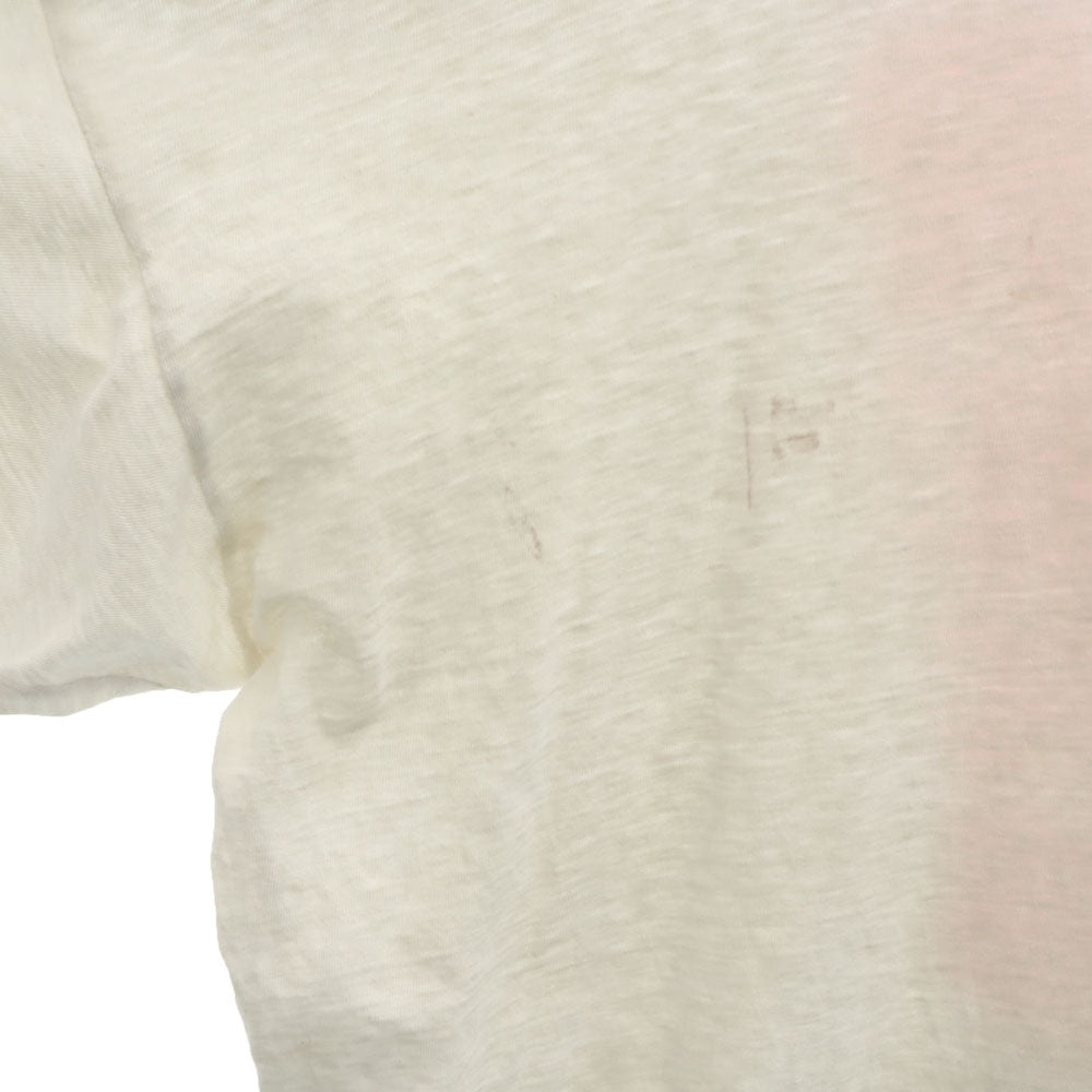 OLD オールド 90s バックプリント 半袖 シングルステッチ Tシャツ オフホワイト メンズ
