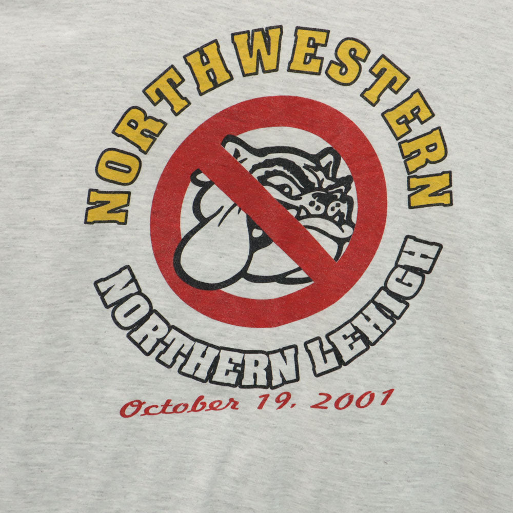 RUSSELL ATHLETIC ラッセルアスレチック 90s USA製 オールド 半袖 シングルステッチ Tシャツ XXL ライトグレー ビッグサイズ メンズ