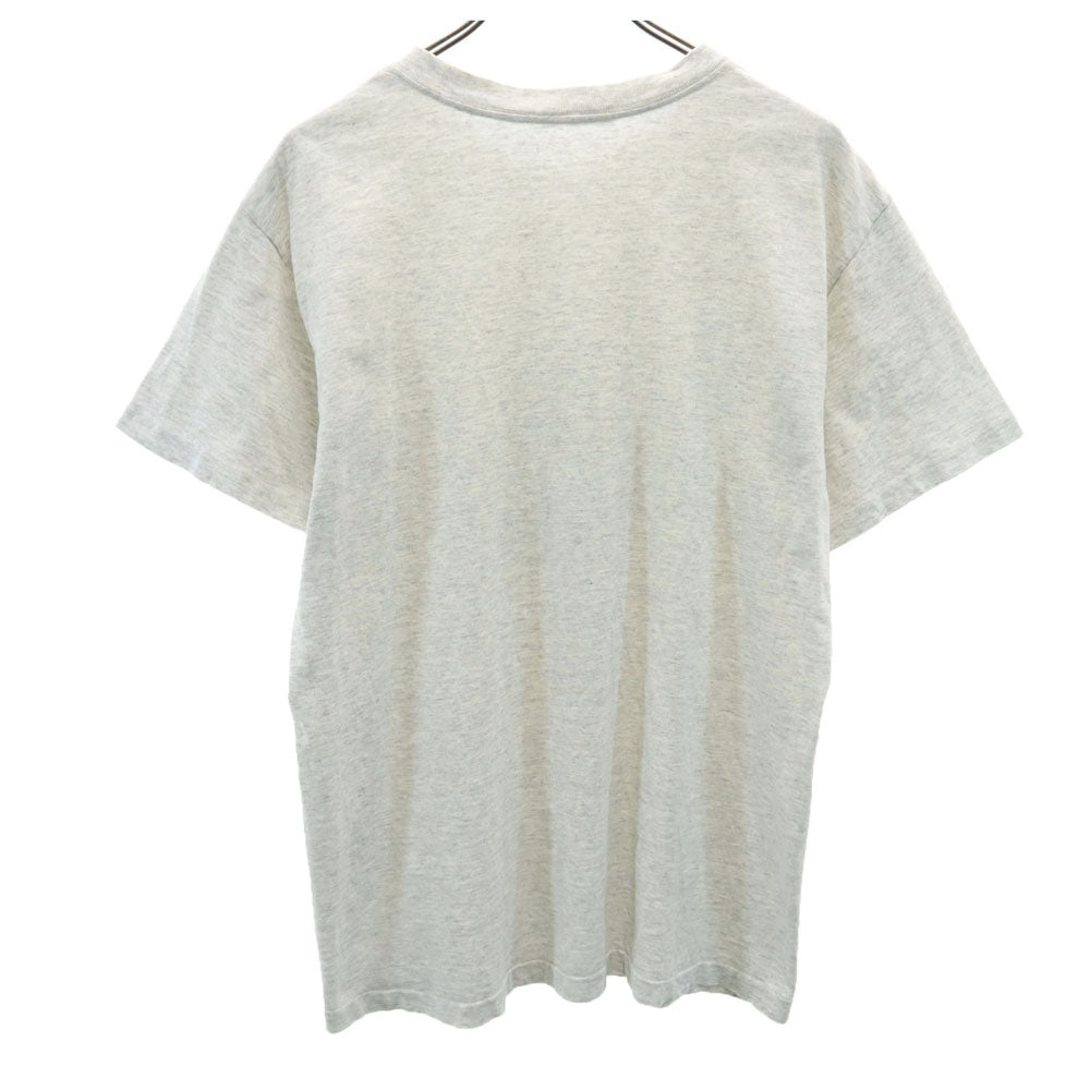 Calvin klein カルバンクライン 90s USA製 オールド ロゴプリント 半袖 シングルステッチ Tシャツ S-M グレー系 メンズ