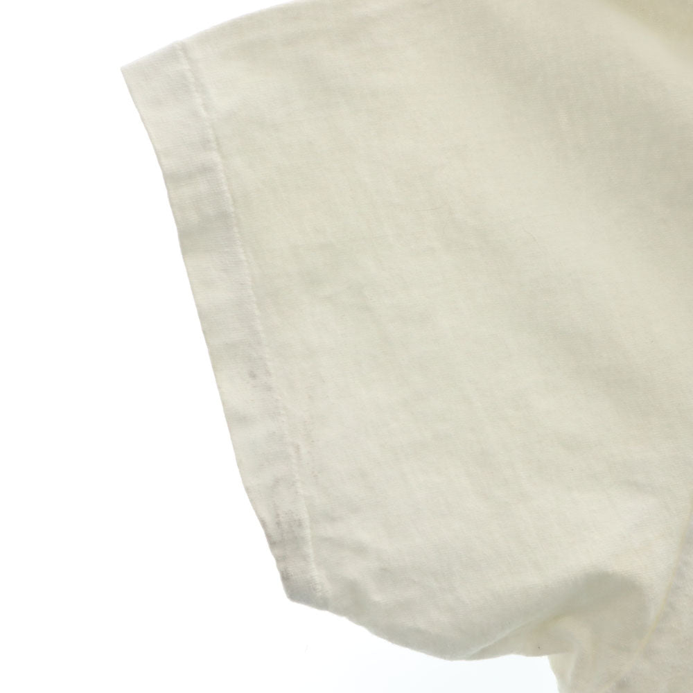 ヘインズ 90s USA製 オールド プリント 半袖 シングルステッチ Tシャツ XL ホワイト系 Hanes メンズ