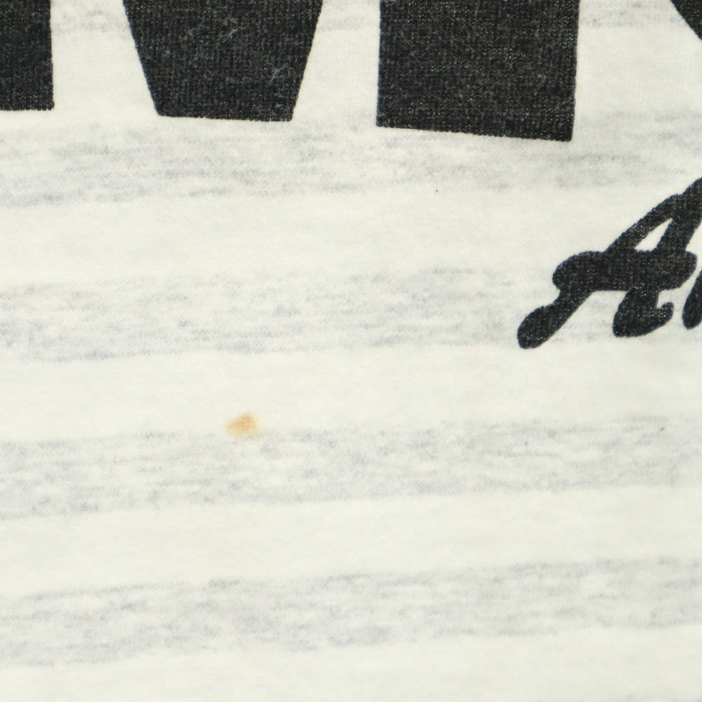 Island Waves 90s ボーダー 半袖 シングルステッチ オールド Tシャツ XL グレー系 メンズ