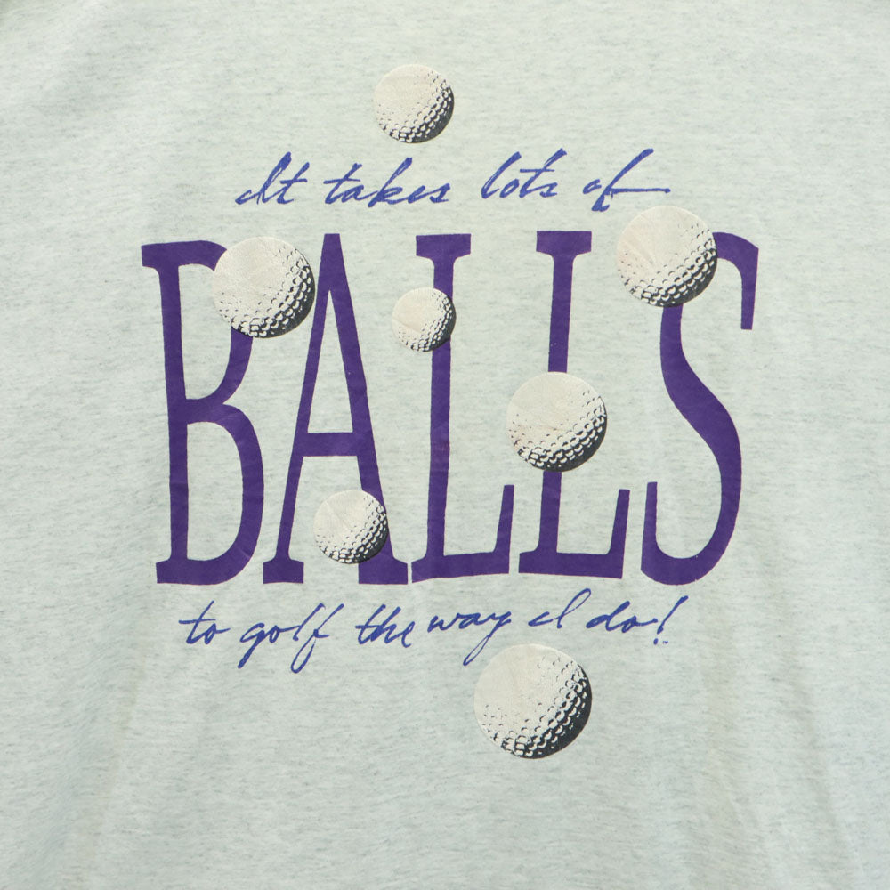 SCREEN STARS スクリーンスターズ 90s USA製 オールド プリント 半袖 シングルステッチ Tシャツ XL グレー系 メンズ