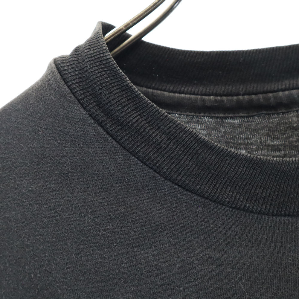 OLD オールド 90s シングルステッチ プリント 半袖 Tシャツ ブラック系 メンズ