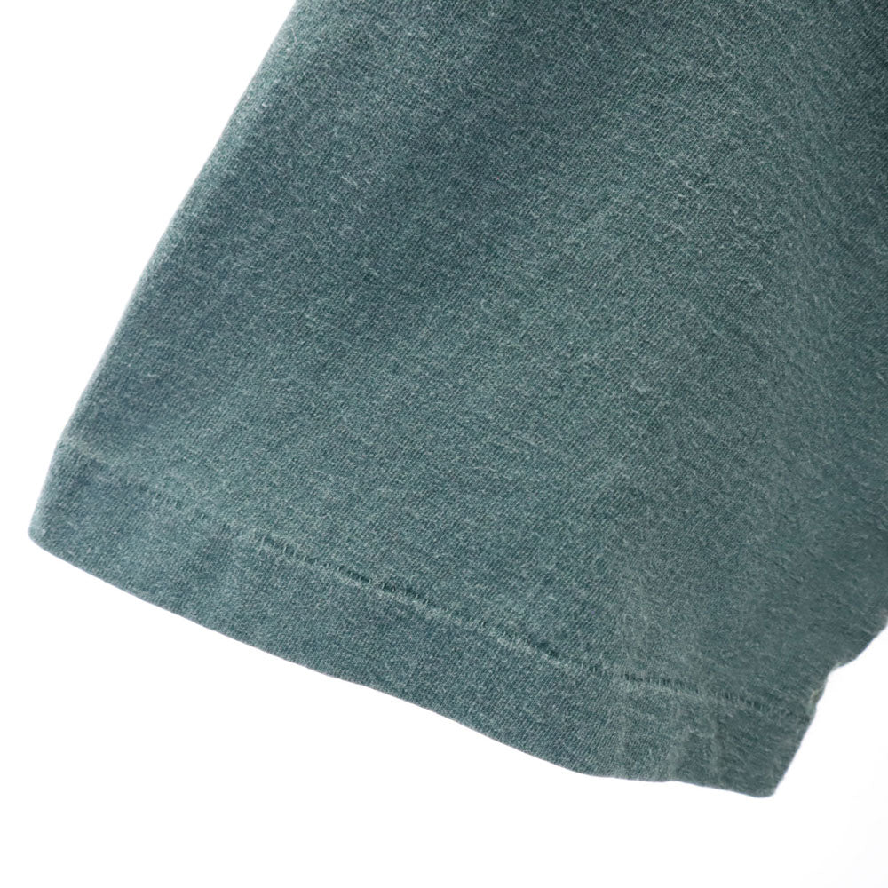 anbil アンビル 90s USA製 オールド シングルステッチ ネイティブプリント 半袖 Tシャツ XL グリーン系 メンズ