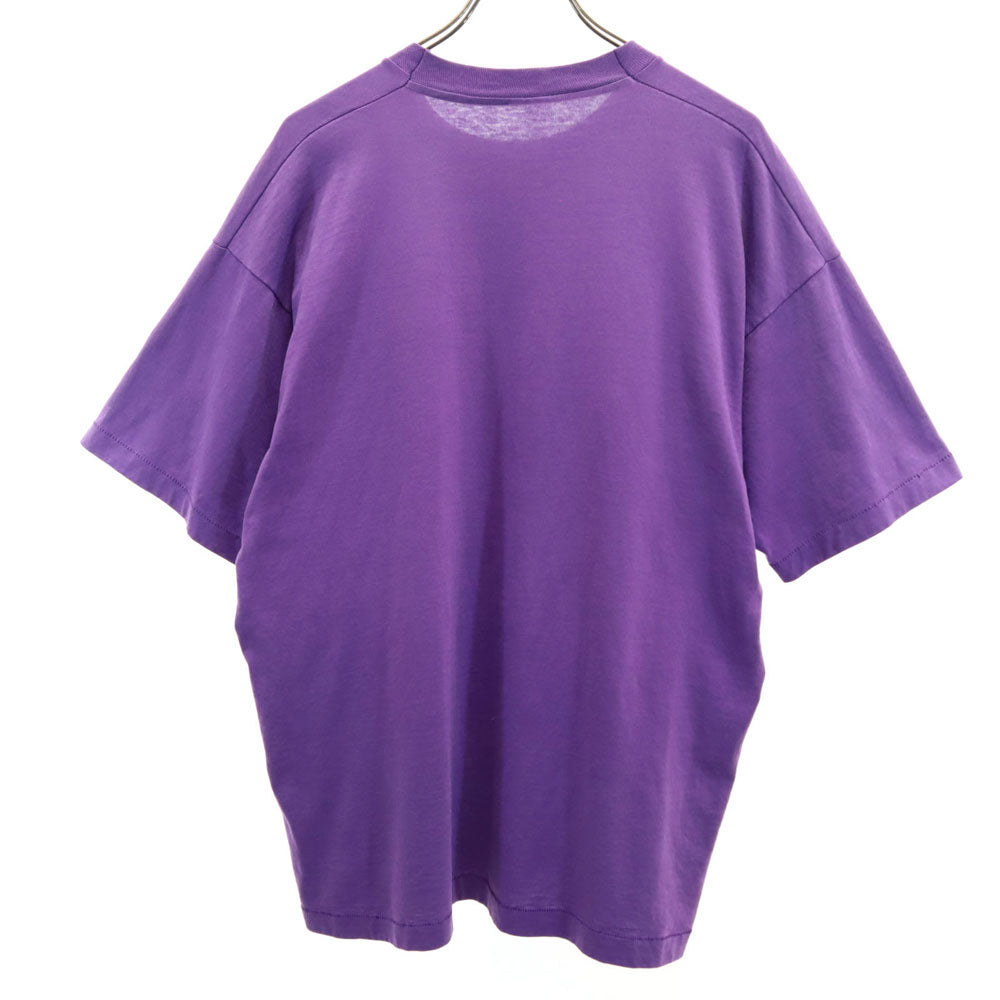 オールド 90s 半袖 シングルステッチ Tシャツ パープル OLD ドッグ メンズ