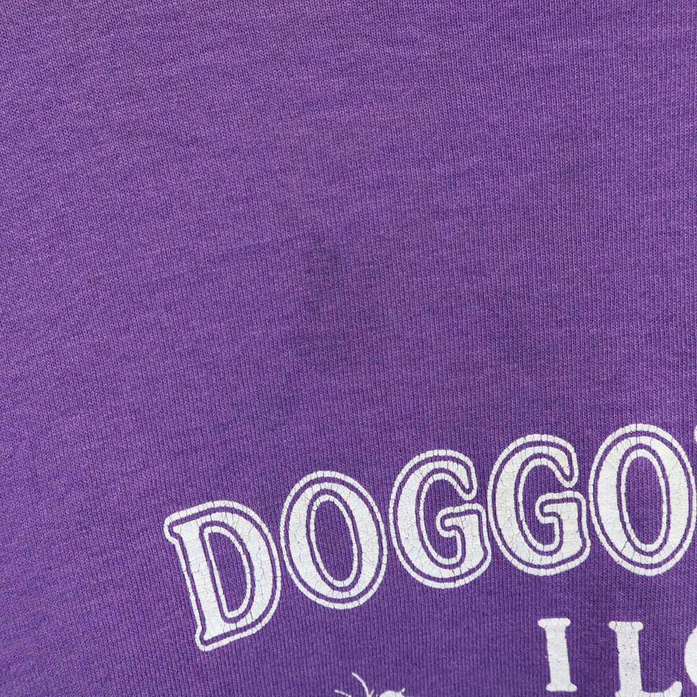 オールド 90s 半袖 シングルステッチ Tシャツ パープル OLD ドッグ メンズ