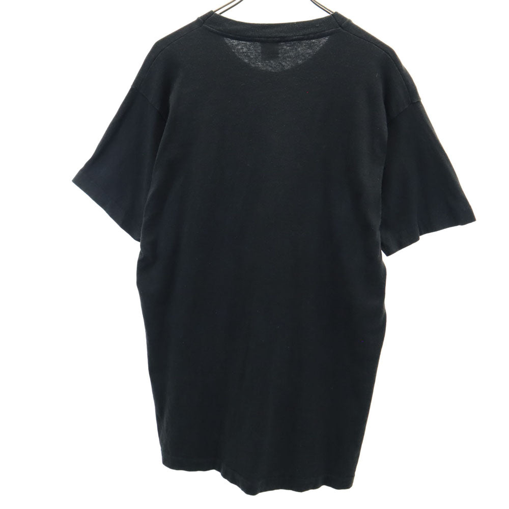 FRUIT OF THE LOOM フルーツオブザルーム 90s USA製 オールド 半袖 シングルステッチ Tシャツ L ブラック メンズ
