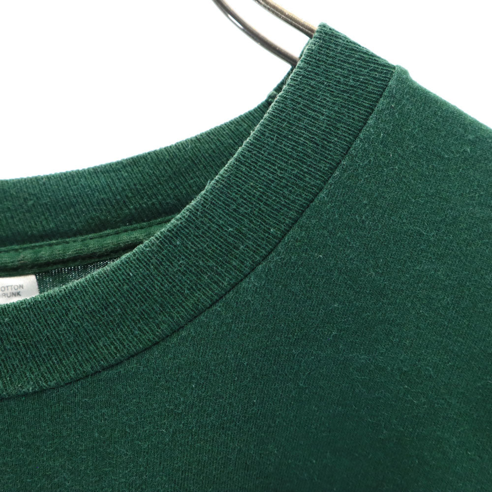 フルーツオブザルーム 90s USA製オールド 長袖 Tシャツ XL グリーン FRUIT OF THE LOOM ロンT メンズ