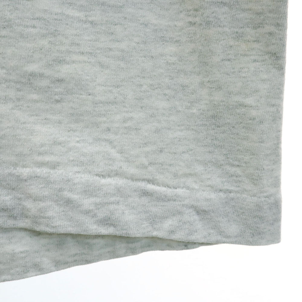 FRUIT OF THE LOOM フルーツオブザルーム 90s USA製 オールド 袖プリ 長袖 シングルステッチ Tシャツ XXL グレー ロンT メンズ