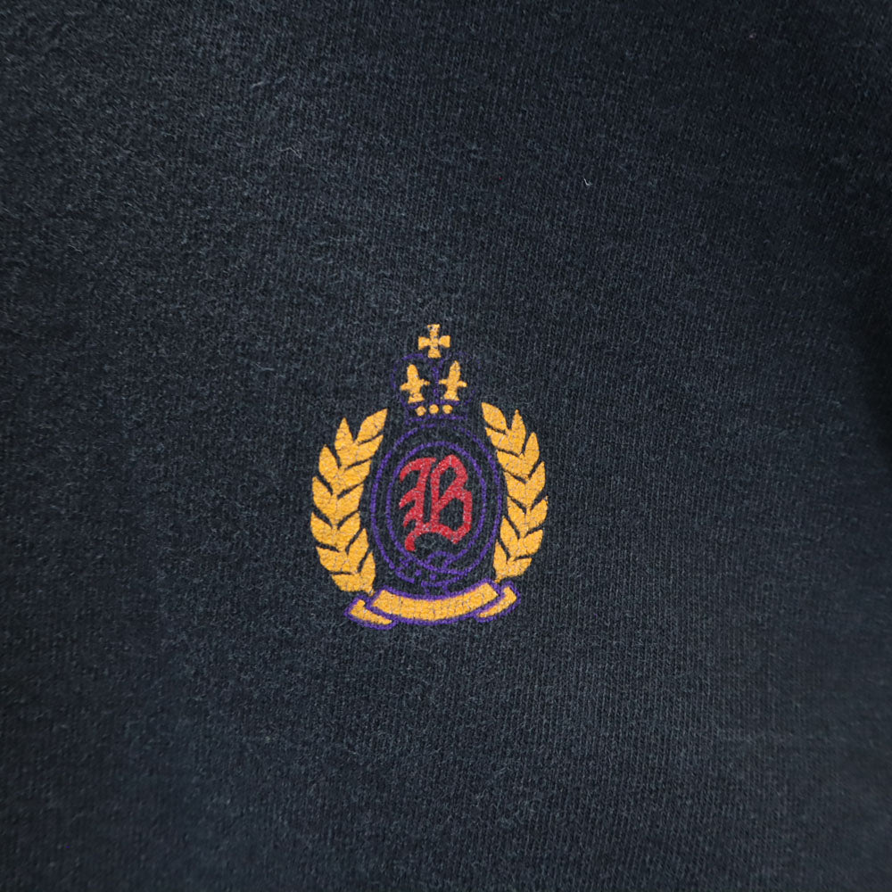 BUGLE BOY ビューグルボーイ 90s USA製 オールド 長袖 モックネック Tシャツ M ブラック ロンT シングルステッチ メンズ