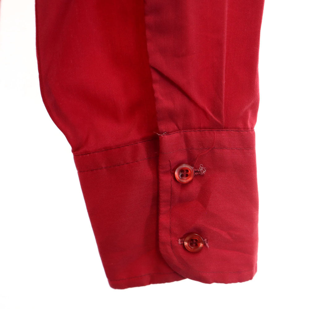 JCPenney ジェイシーペニー 70s タウンクラフト ヴィンテージ ストアブランド 長袖 シャツ レッド メンズ