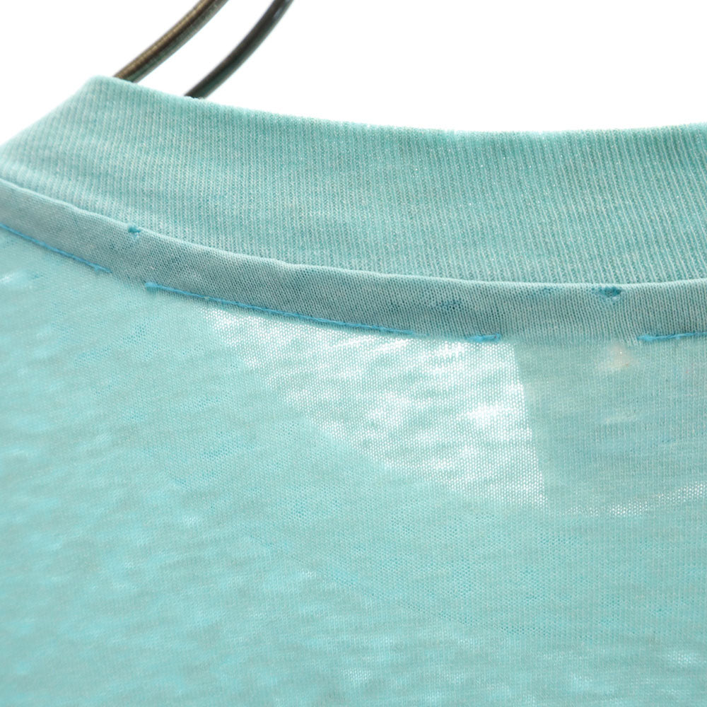 ヘインズ 80s USA製 ヴィンテージ 半袖 Tシャツ XL 水色 Hanes シングルステッチ メンズ