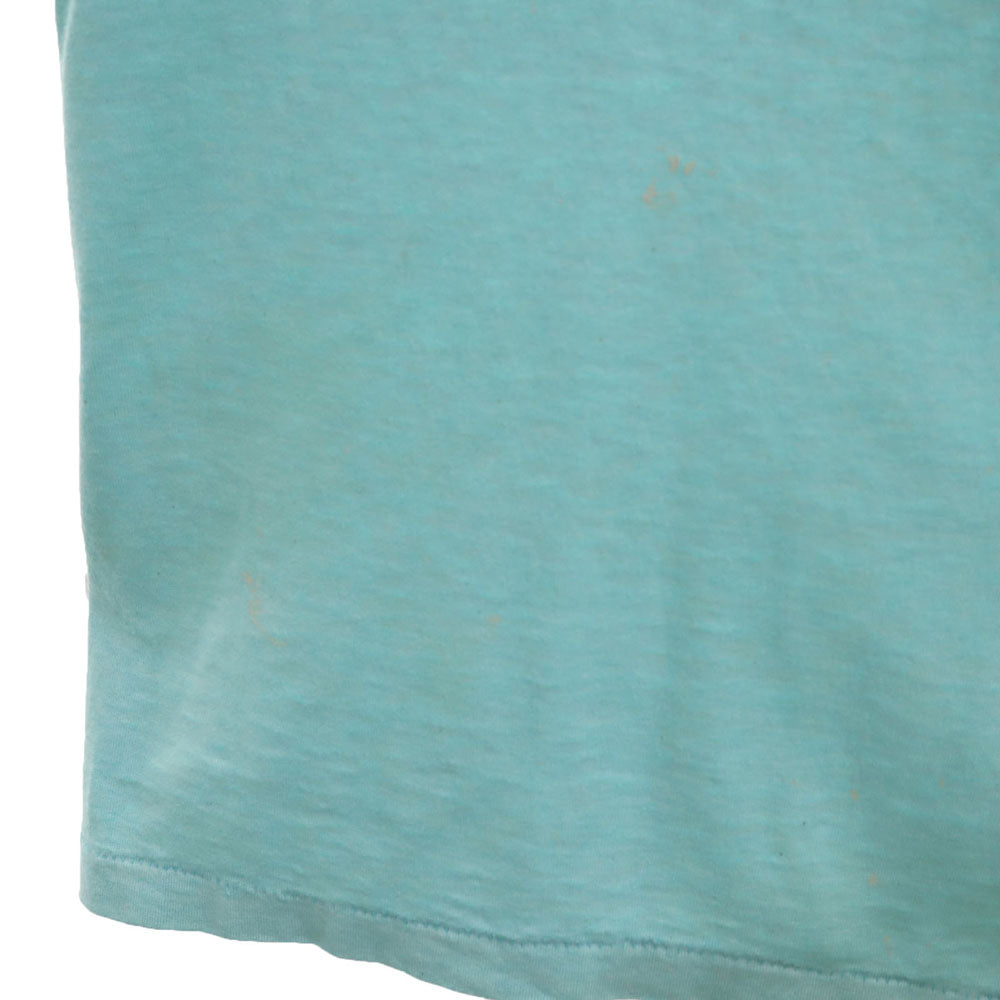 ヘインズ 80s USA製 ヴィンテージ 半袖 Tシャツ XL 水色 Hanes シングルステッチ メンズ