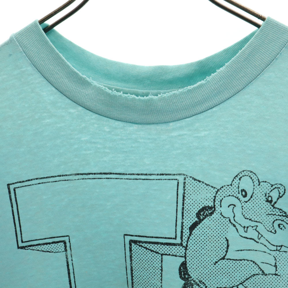 ヘインズ 80s USA製 ヴィンテージ 半袖 Tシャツ XL 水色 Hanes シングルステッチ メンズ