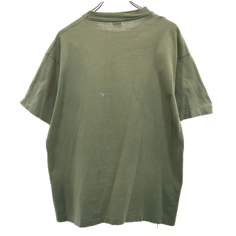 FRUIT OF THE LOOM フルーツオブザルーム 90s USA製 カベラス オールド シングルステッチ 半袖 Tシャツ L カーキ メンズ