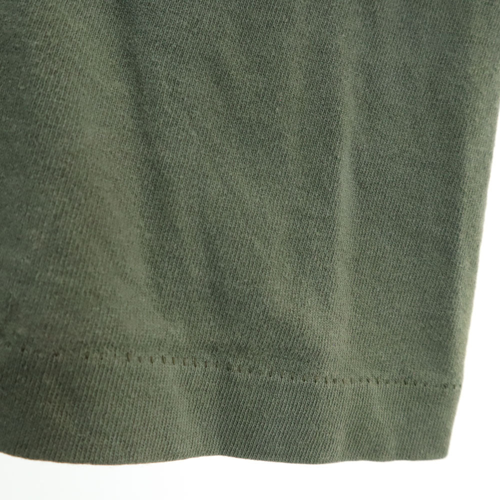 FRUIT OF THE LOOM フルーツオブザルーム 90s USA製 カベラス オールド シングルステッチ 半袖 Tシャツ L カーキ メンズ