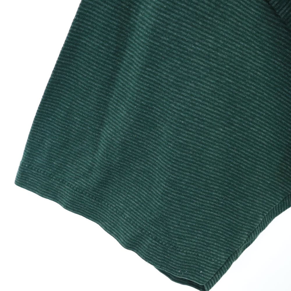 BELTON ベルトン 90s USA製 オールド シングルステッチ ボーダー柄 半袖 Tシャツ XL グリーン メンズ