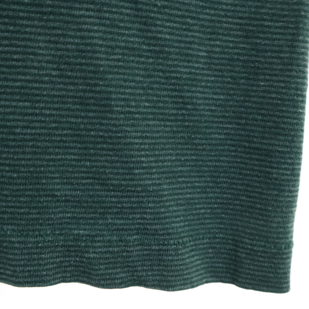 BELTON ベルトン 90s USA製 オールド シングルステッチ ボーダー柄 半袖 Tシャツ XL グリーン メンズ