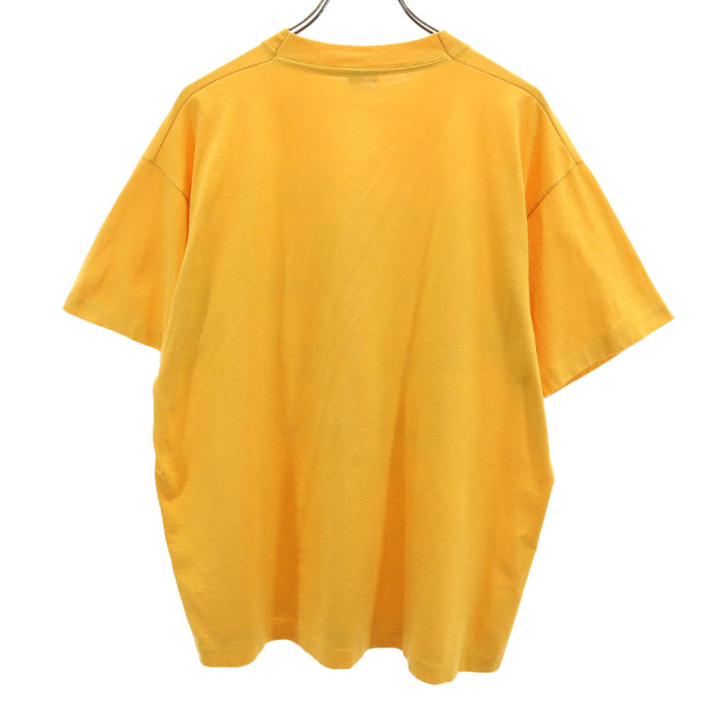 FRUIT OF THE LOOM フルーツオブザルーム 90s USA製 オールド シングルステッチ 半袖 Tシャツ XL イエロー メンズ
