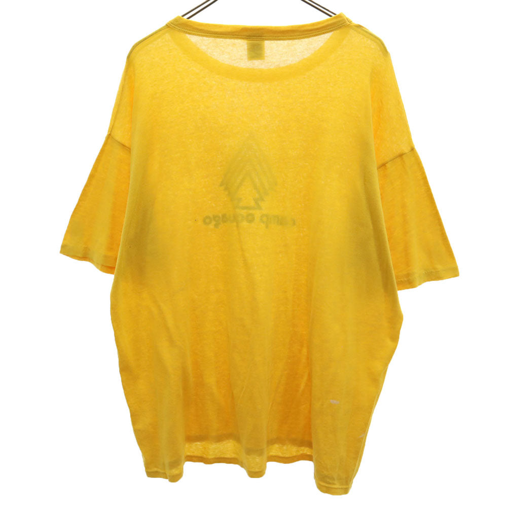 RUSSELL ATHLETIC ラッセルアスレチック 90s USA製 オールド シングルステッチ 半袖 Tシャツ XL イエロー メンズ