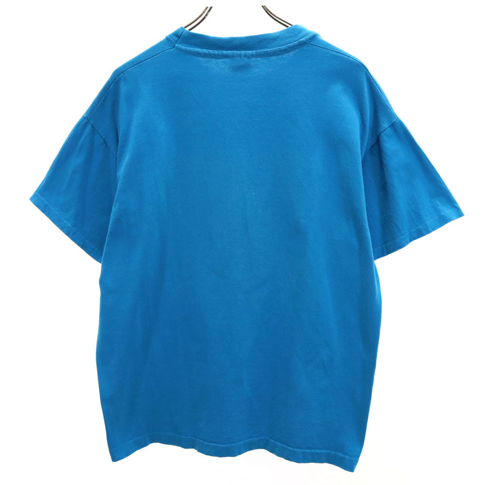 anvil アンヴィル 90s USA製 オールド シングルステッチ 半袖 Tシャツ L 水色 メンズ