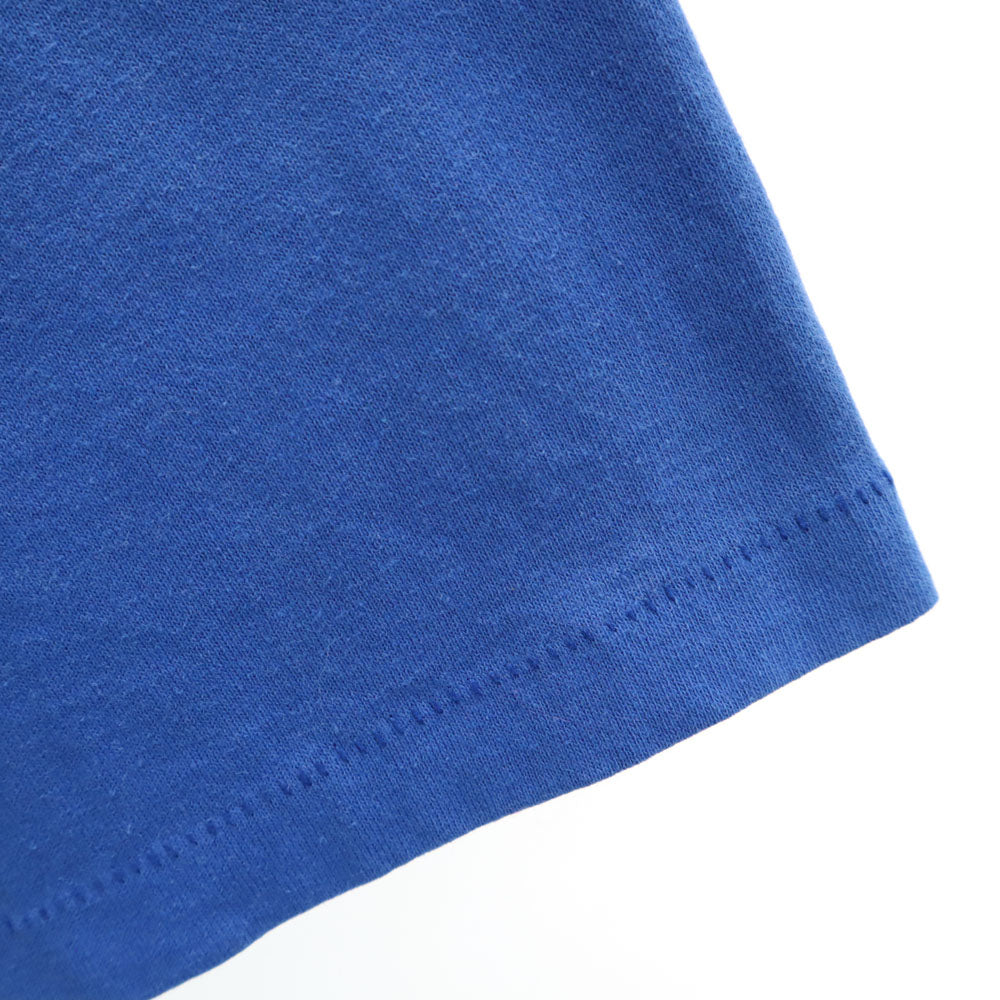 ヘインズ 90s USA製 オールド シングルステッチ 半袖 Tシャツ XL ブルー Hanes メンズ