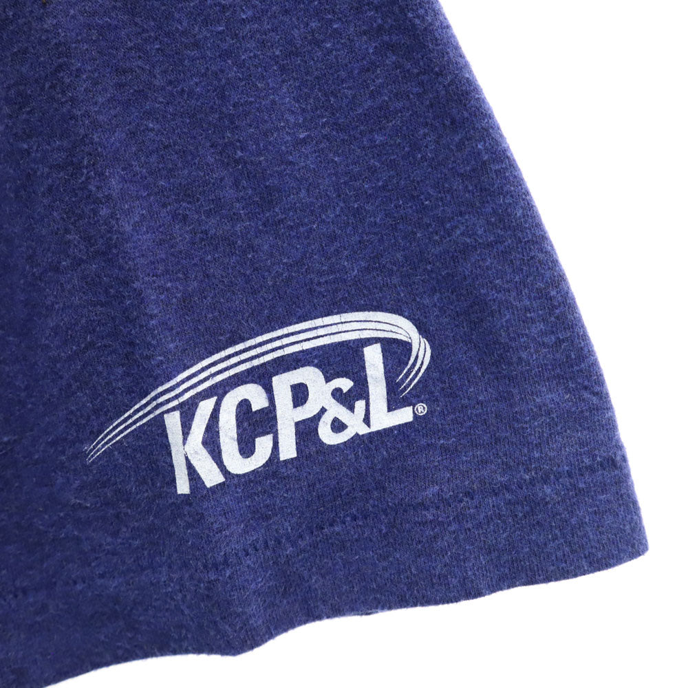 Charlie hustle 90s USA製 オールド シングルステッチ 半袖 Tシャツ L ネイビー メンズ