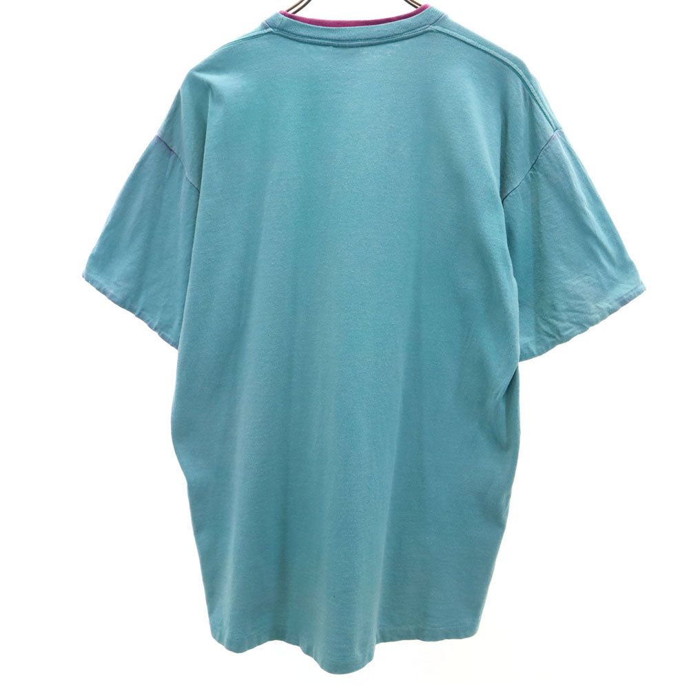 BELTON ベルトン 90s USA製 オールド 切り返し ラスベガス 半袖 Tシャツ L ブルーグレー LAS VEGAS メンズ